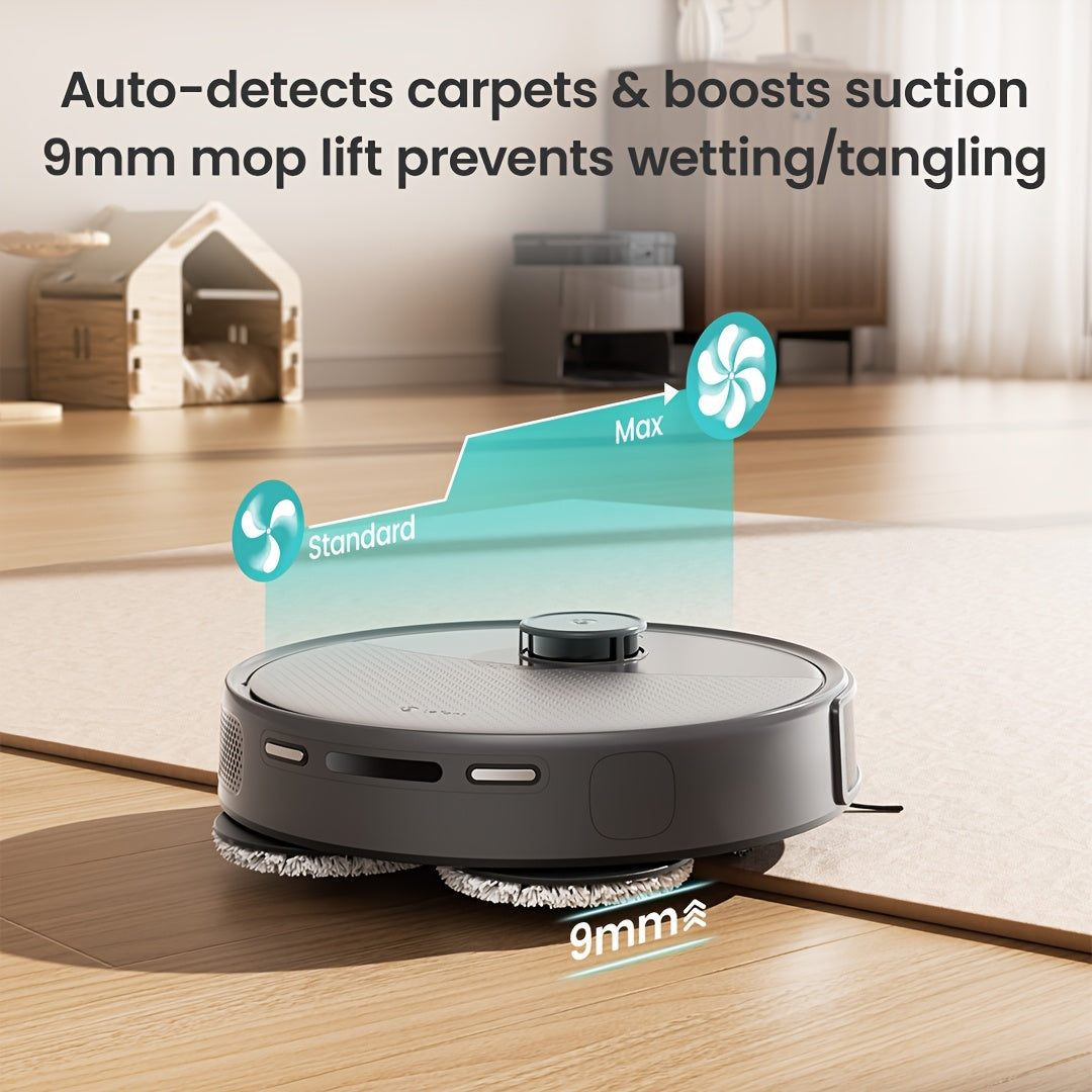 LEFANT Robot Vacuum Mop 2-In-1 With Self-Emptying Station