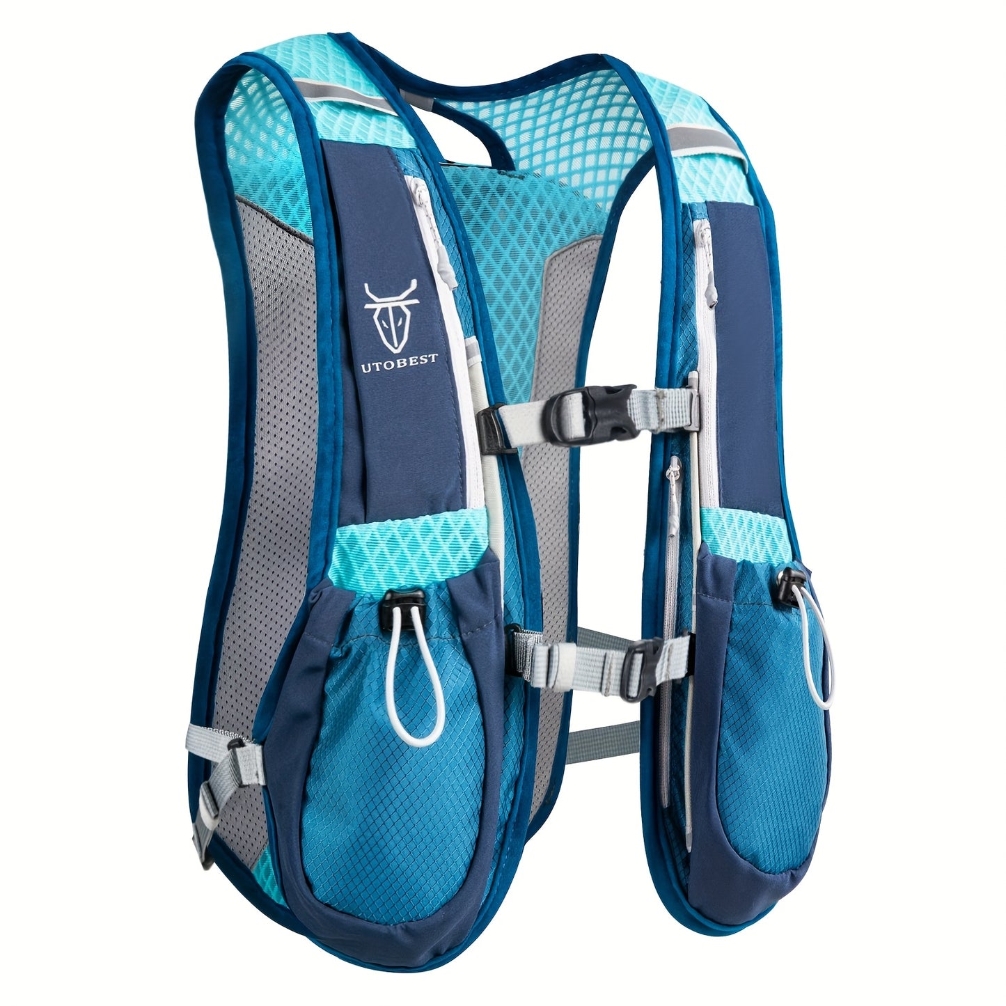 UTOBEST 5L Lightweight Multi-pocket Outdoor Running Vest Hydration Backpack Suitable For 1.5L Water Bladder