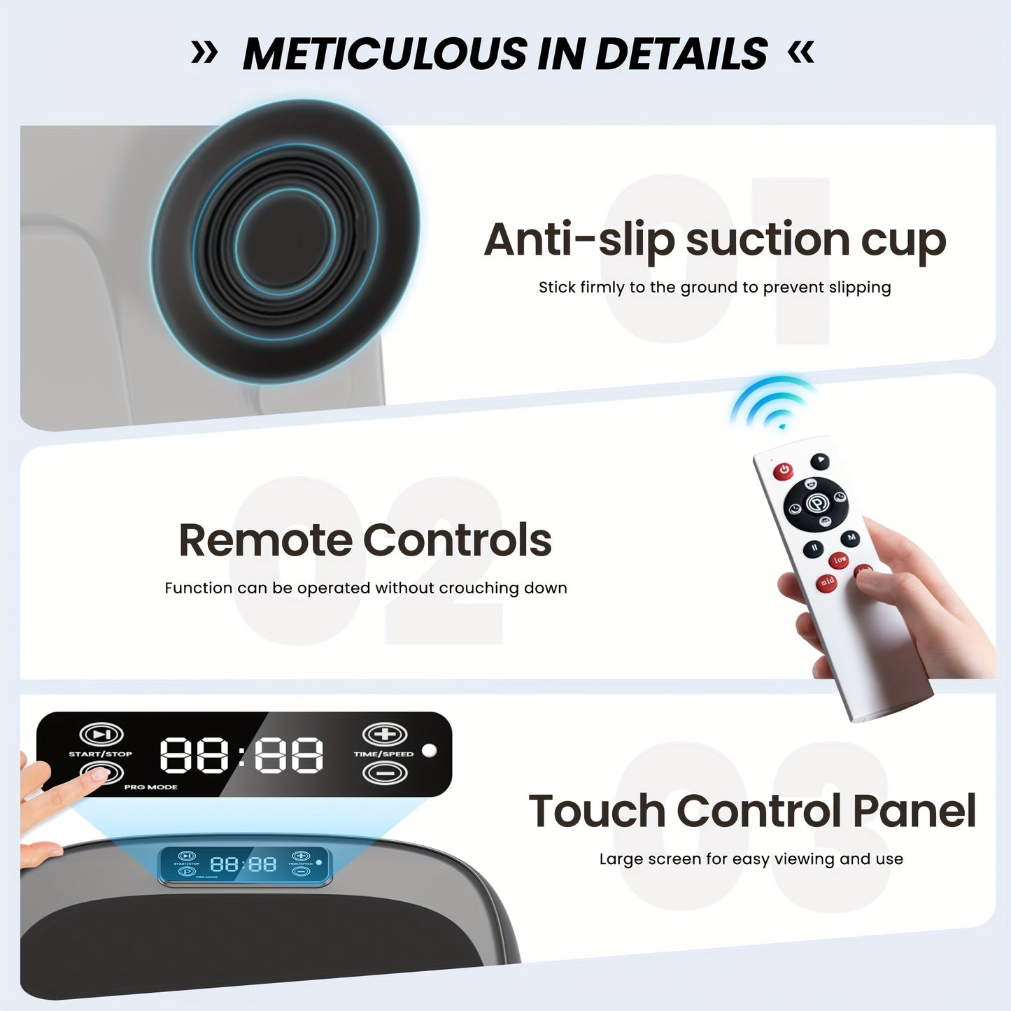 KERDOM Mini Vibration Plate Exercise Machine For Full-Body Workouts, Low-Noise Fitness Platform Vibrating Shaking, Speed Adjustable Full Body Shaker Workout Vibrate Stand Shake Board Sport Gym Fat Burner, Home Exercise, Space