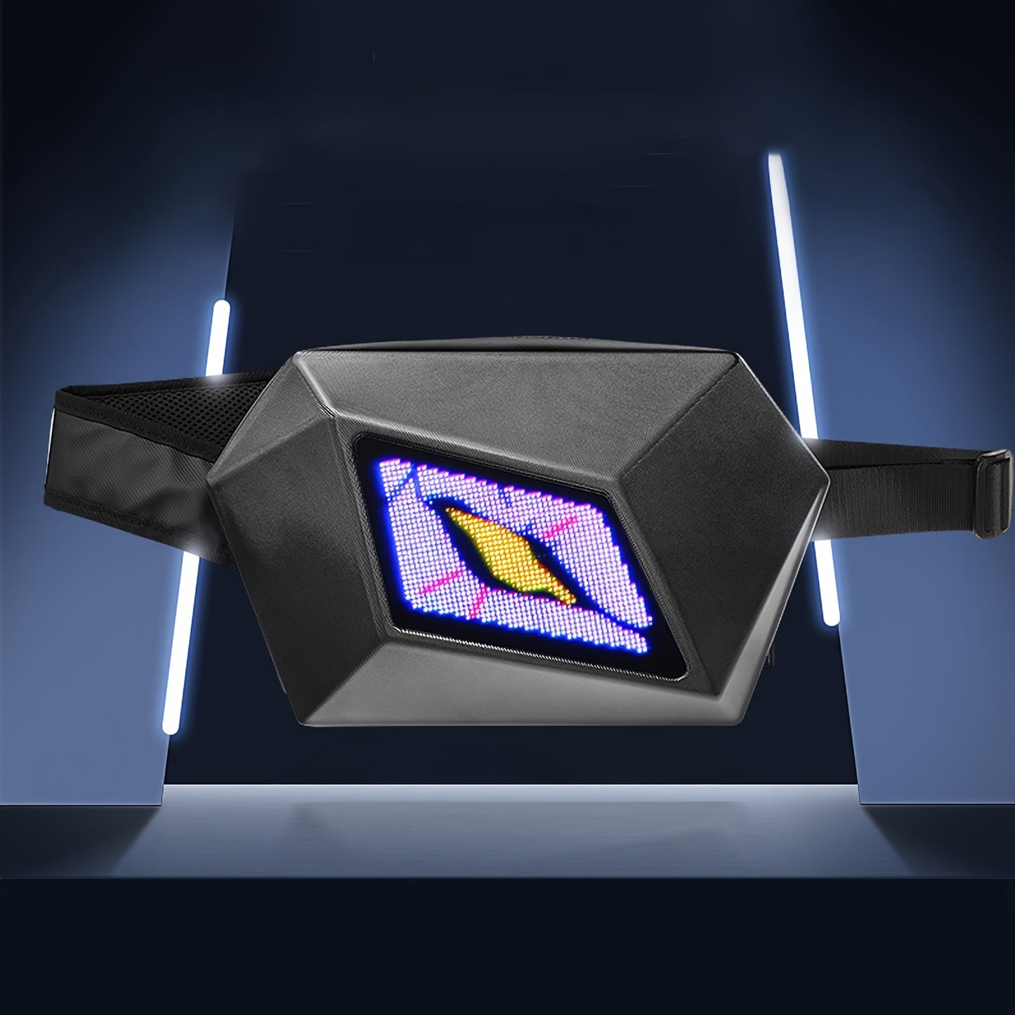 LED Smart Crossbody Bag with Programmable DIY Display