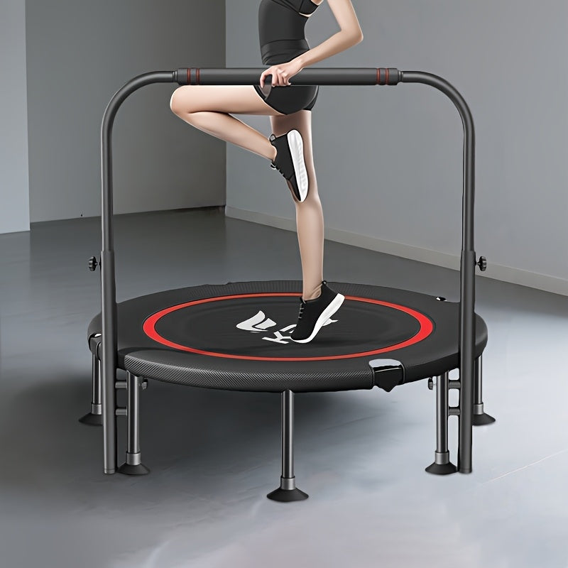 Trampoline With Adjustable Handles Iron Frame Silent Fitness