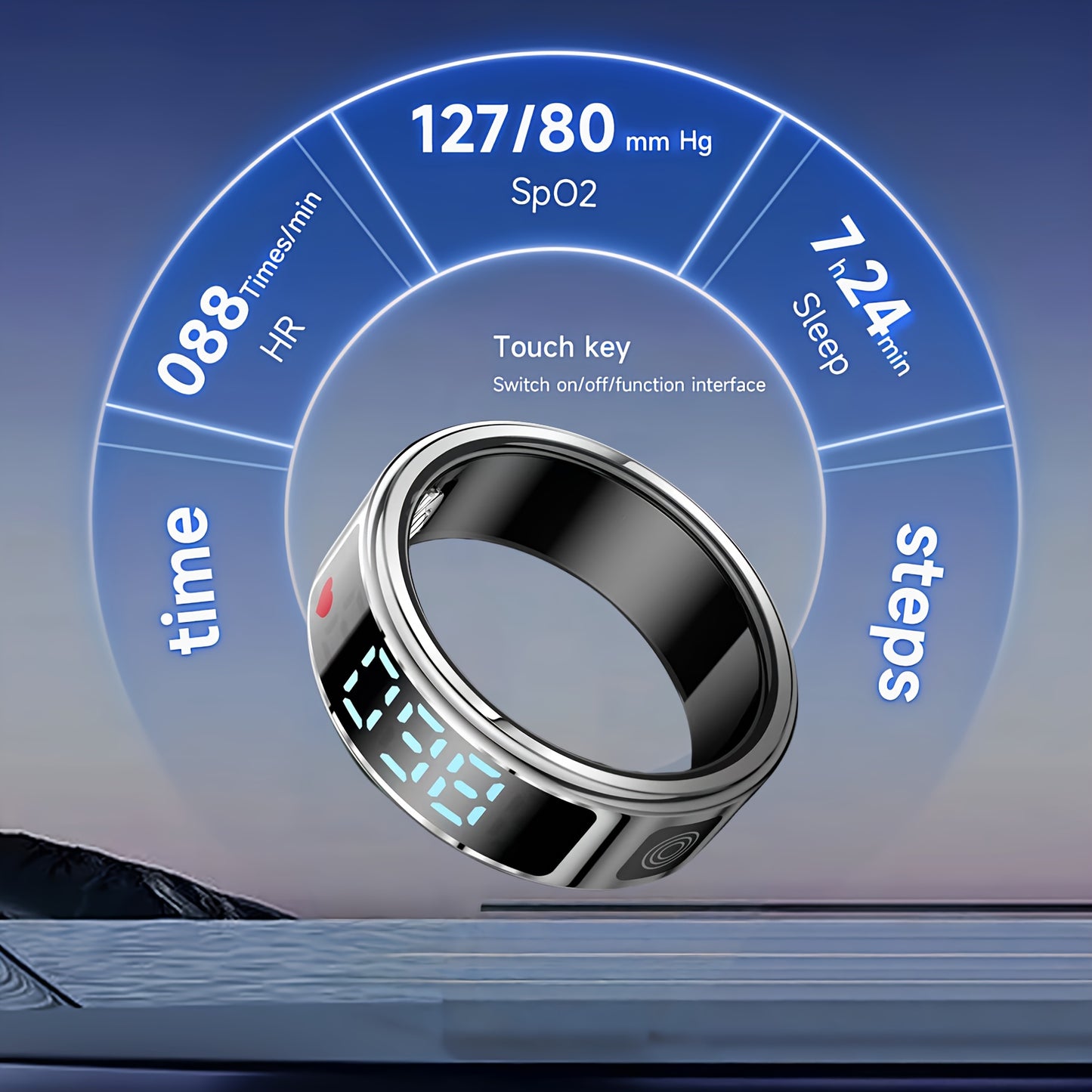 Ring Pedometer Tracker For Everyday Comfort And Healthy Living
