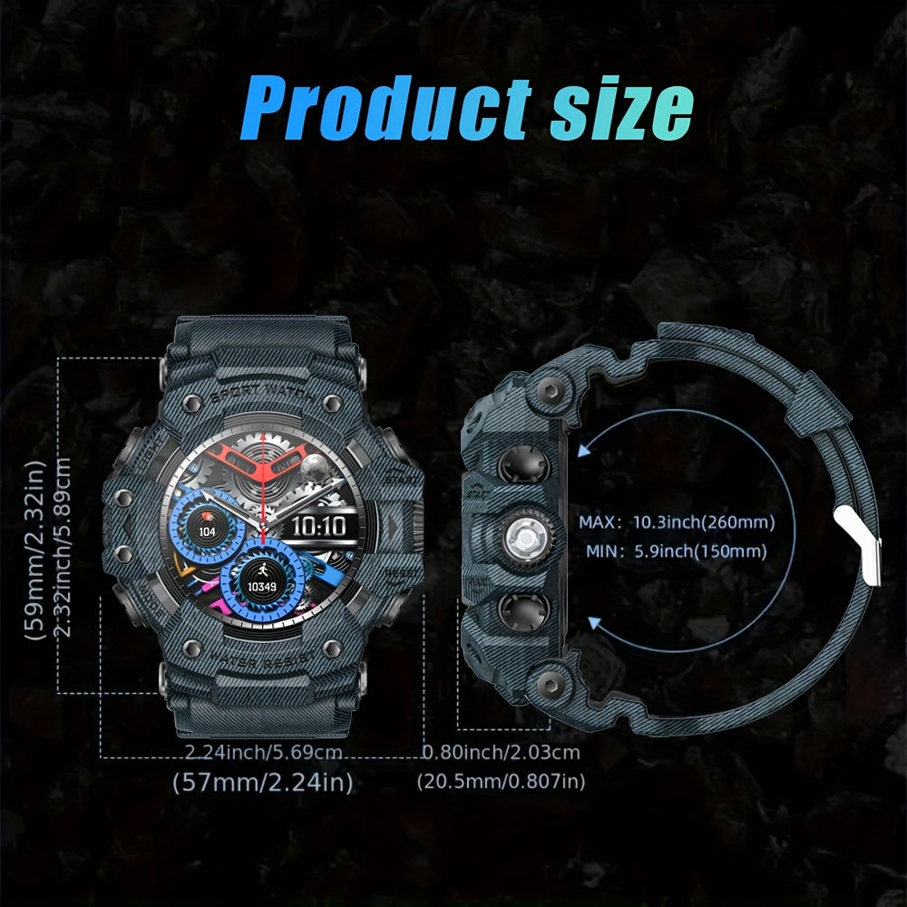 Smartwatch IP68 Waterproof Fitness Tracker Android iOS Compatible