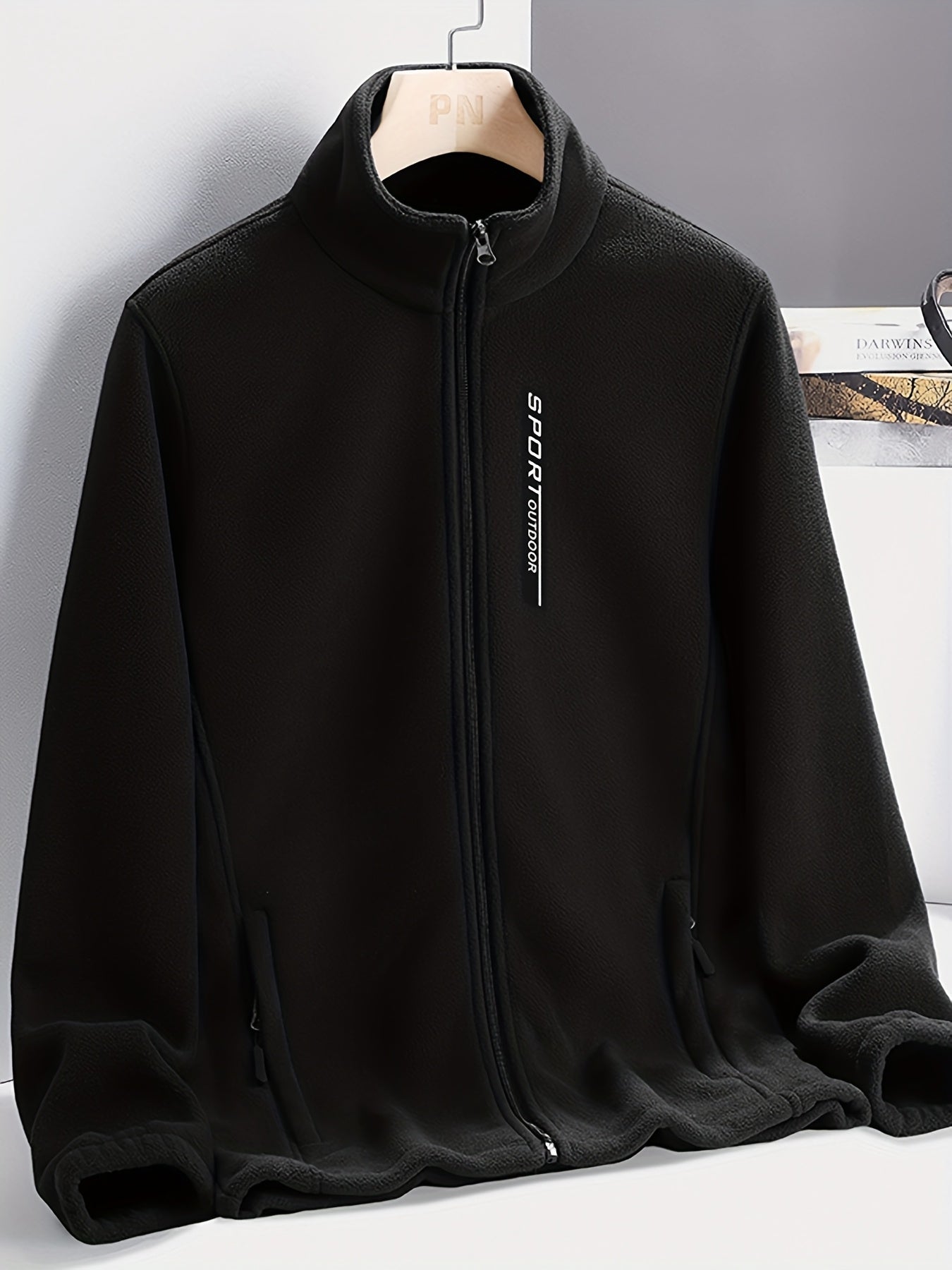 Women's Thick Fleece Stand Collar Jacket For Winter Outerwear