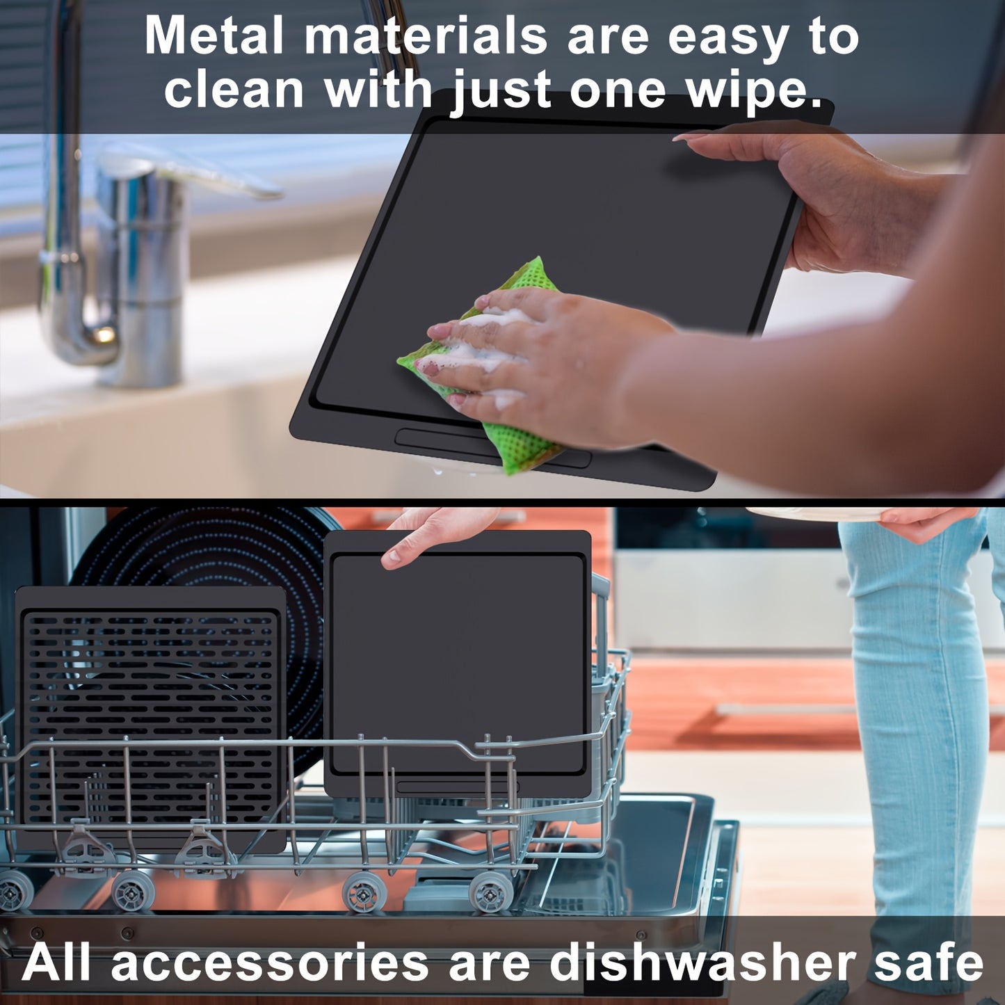 12Qt Large Air Fryer Toaster Oven Combo, Extra Large Countertop Convection Oven with Digital Touchscreen, 12 Presets, Easy-View Window, Nonstick & Dishwasher-Safe, Bake, Roast, Reheat, Black, Air Fryer Oven