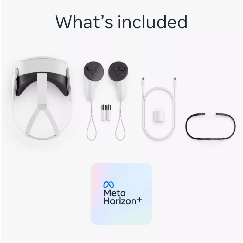 Meta Quest 3S 128GB VR Headset – Includes 3-Month Meta Horizon+ Trial – USB-C, Bluetooth, Wi-Fi
