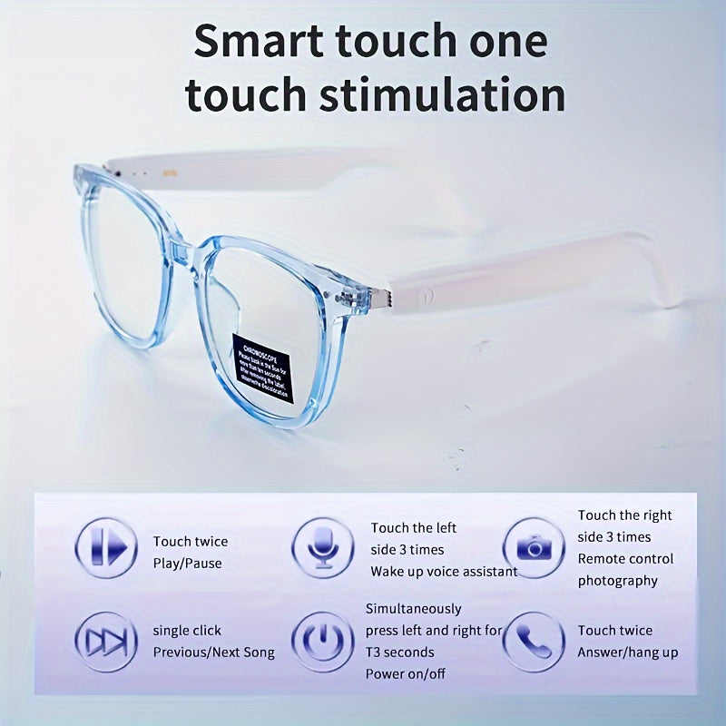 HVESBSFSY Smart Glasses AutoDimming AI Voice Assistant