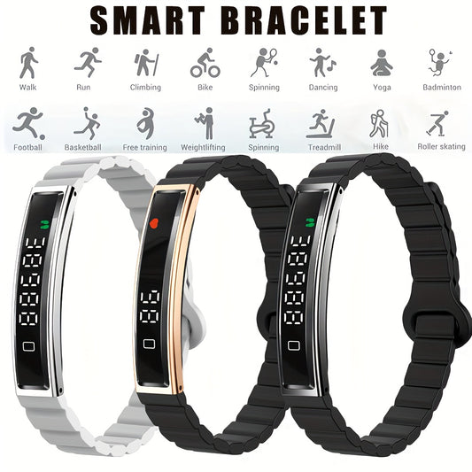 Smart Bracelet for Women Men, Activity and Fitness Tracker with Calories, Sleep Tracking, Exercise Monitoring, Step Counting, Health Monitoring for iPhone Android, IPX8 Waterpool Intelligent Bracelet - Perfect Gifts for Famil