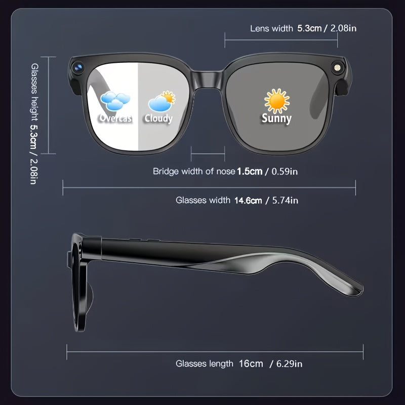 HVESBSFSY Smart Video Glasses Translation And 4K Recording