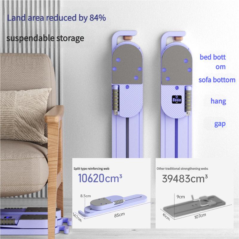 Split Pilates balance board, 40+ exercise movements, multifunctional fitness tool, (abdominal board, ski machine, plank support, Pilates board, arm trainer, walking machine, tension rope, push-ups), any spacing to adjust 360
