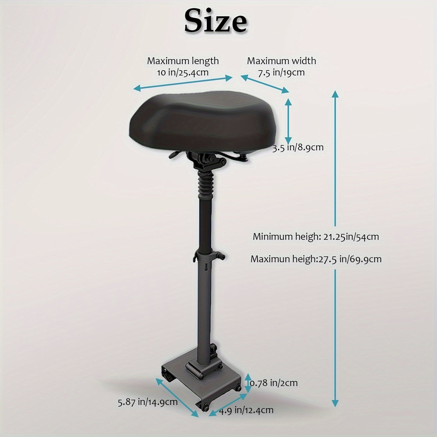 GLDYTIMES Electric Scooter Seat Cushion Cover Adjustable