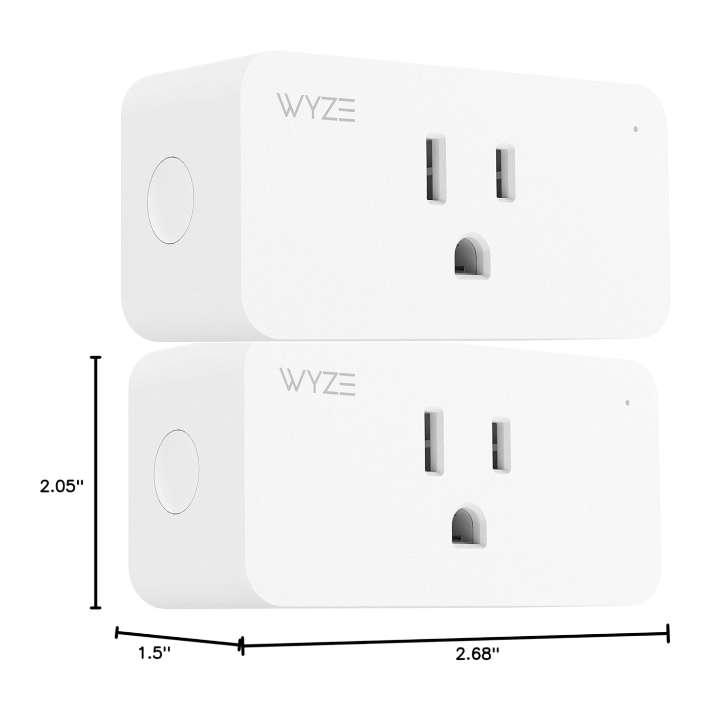 Wyze Plug 2-Pack WiFi Smart Plugs Works With Alexa