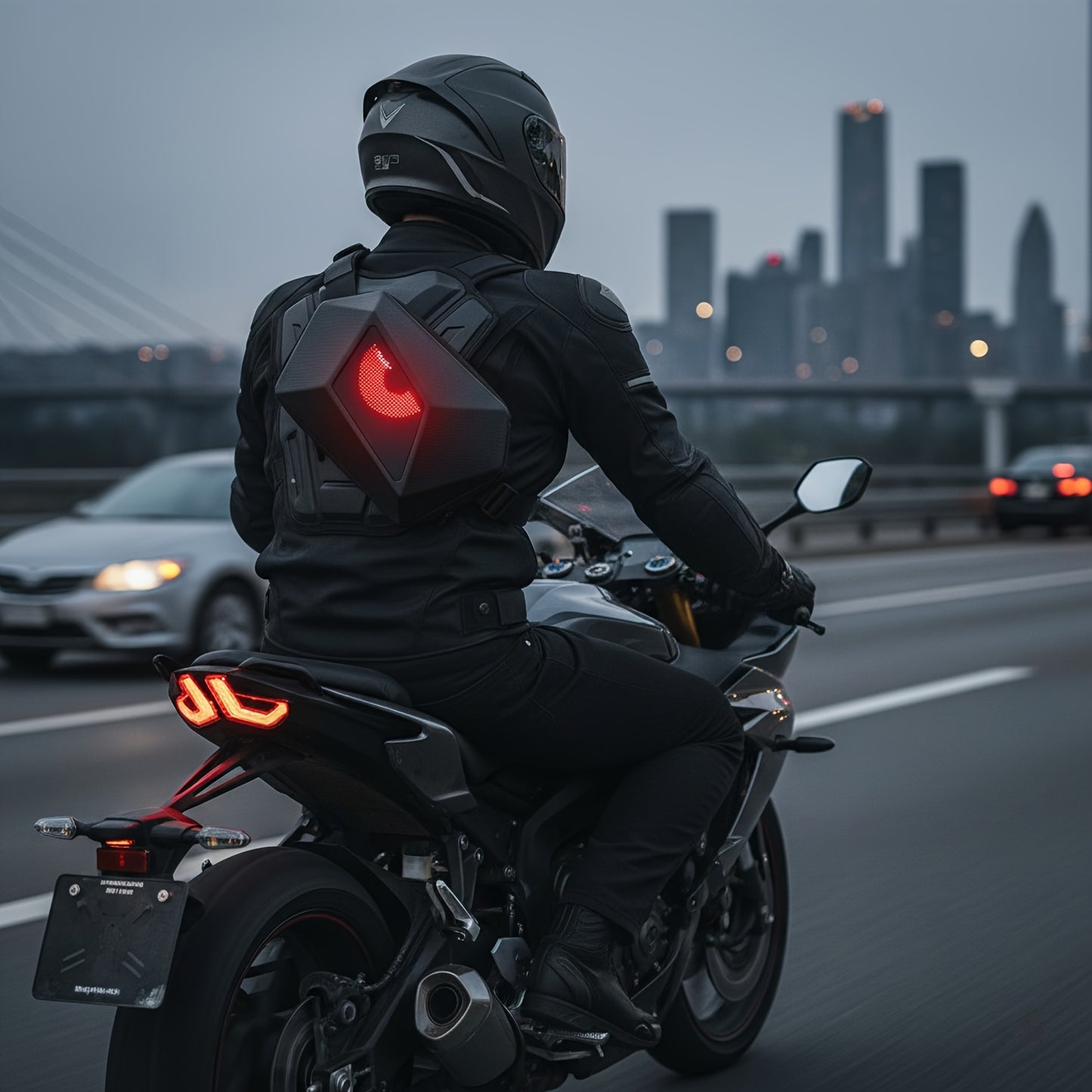 LED Smart Crossbody Bag with Programmable DIY Display