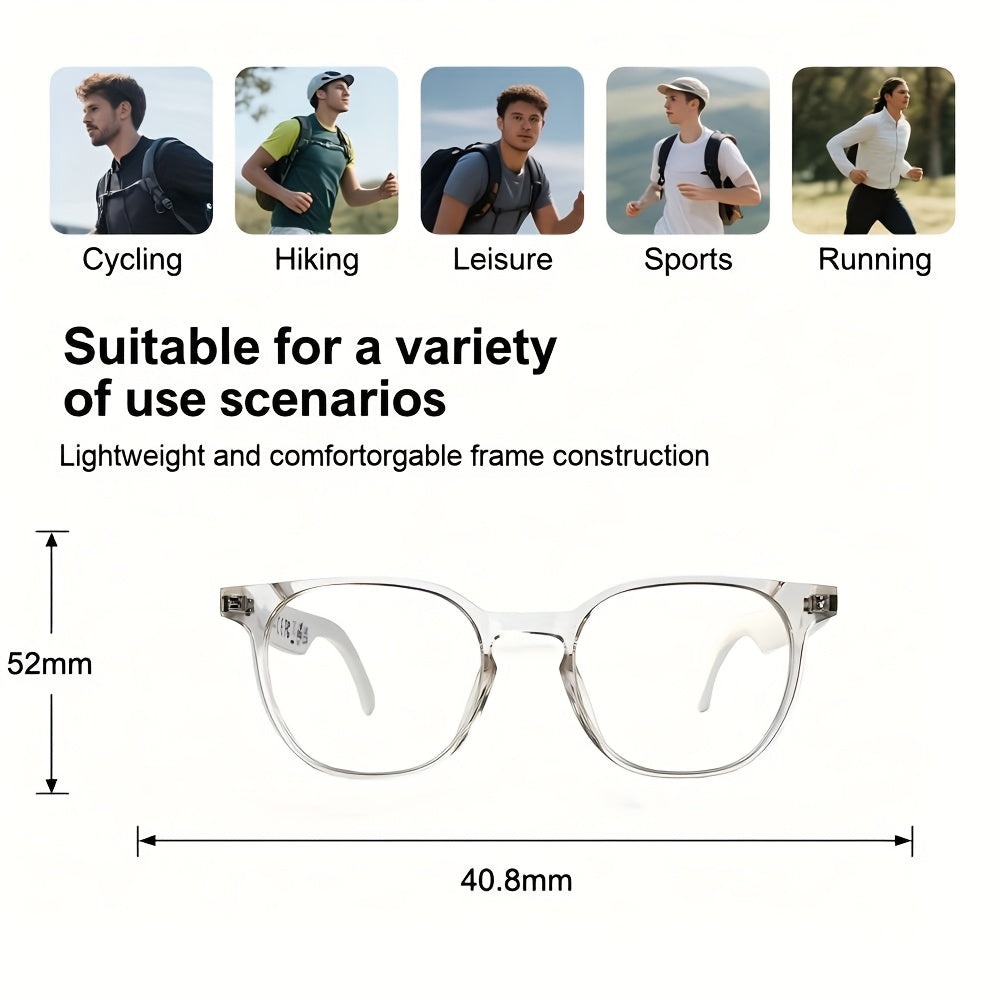 Ai Translator Smart Glasses Multi-Language Translation With Photochromic Lenses
