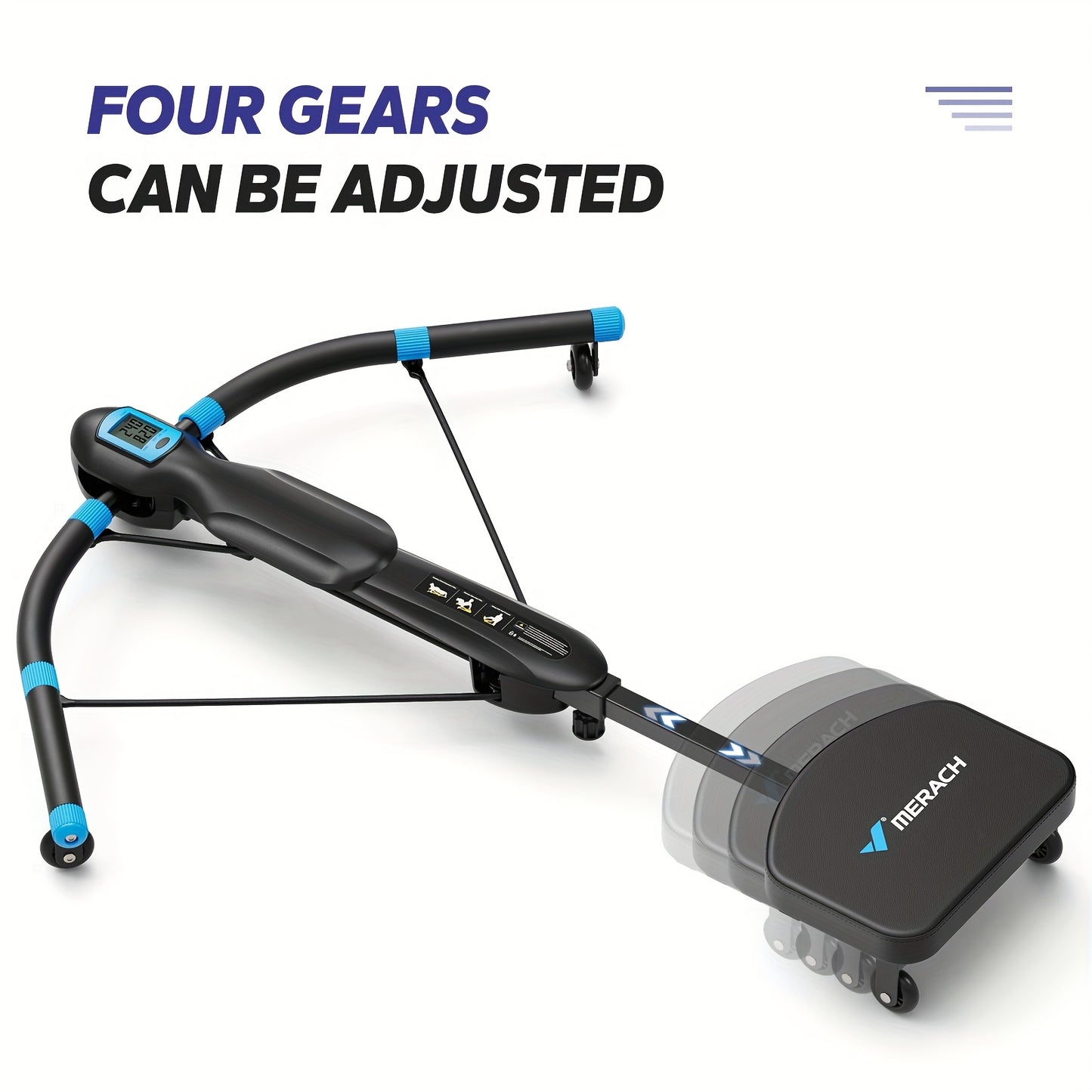MERACH All-in-One Core Trainer Ab Machine, Rowing Machine, Dragonfly Equipment - Multifunctional Home Gym Fitness System with Full-Body Workout for Cardio, Strength Training & Belly Toning, Compact for home Gym ()