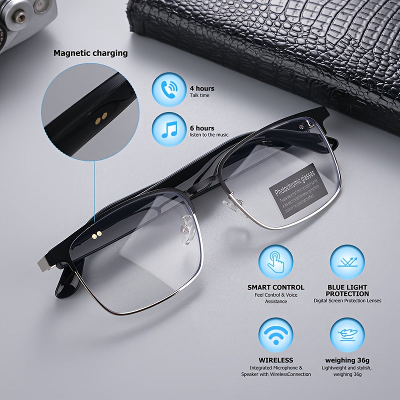 Smart Glasses Automatic Color Changing Lenses With Dimming
