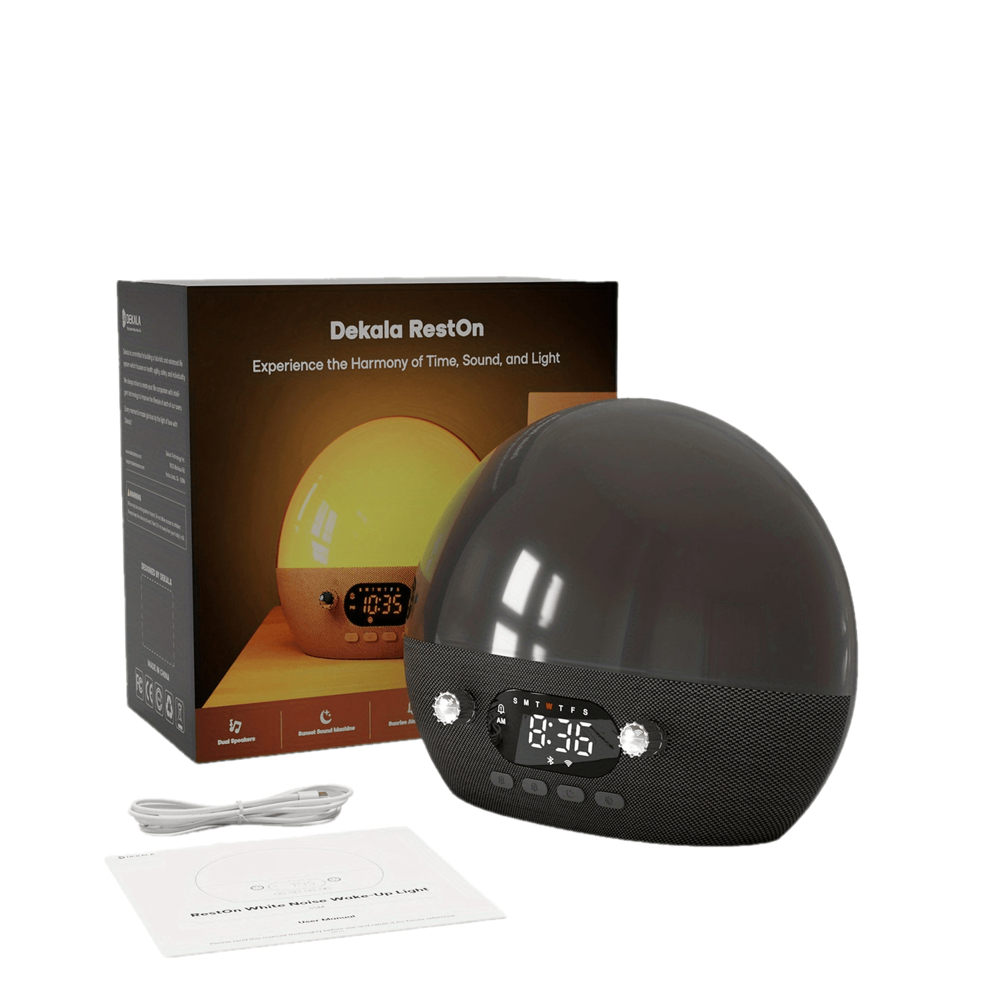 DEKALA Sunrise Alarm Clock With Smart App Control Wireless