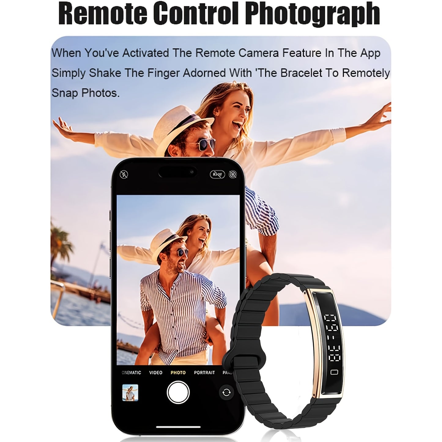 Smart Bracelet Fitness Tracker With Display Health Monitor