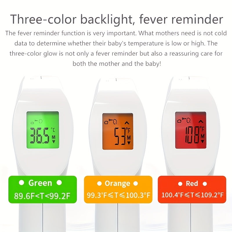 JIACOM Medical Forehead Thermometer Non Contact Infrared Display