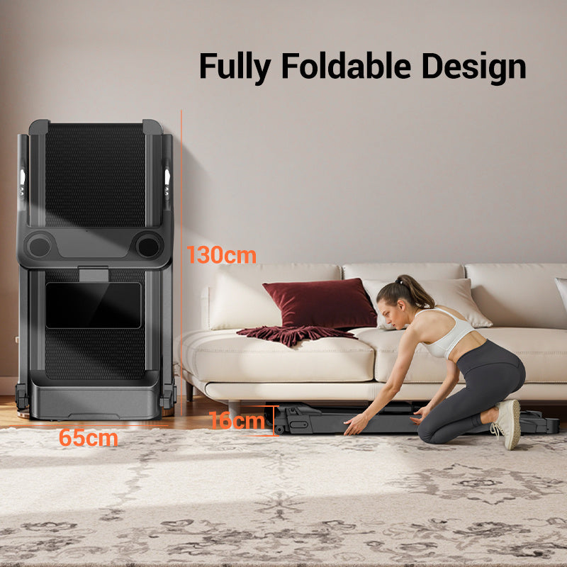UMAY Treadmill Automatic Incline Foldable Home Gym