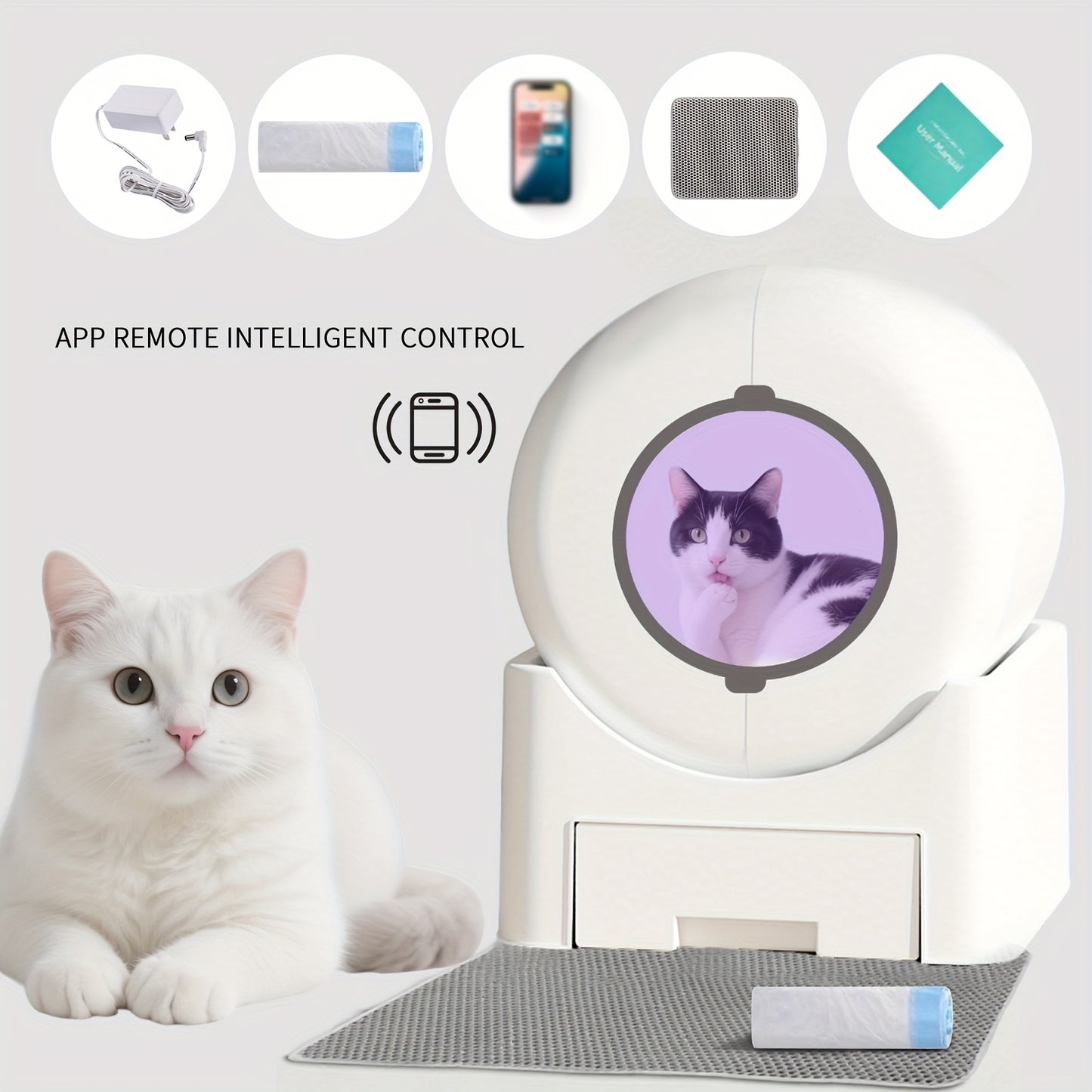 Vanch Smart Self-Cleaning Cat Litter Box Pro With WiFi App