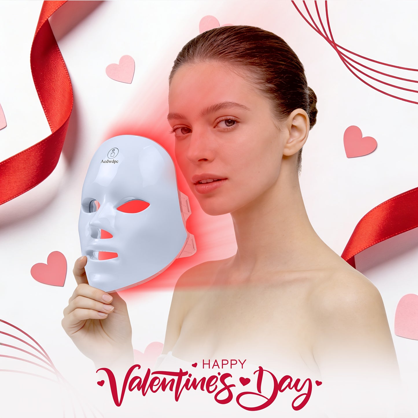 7-color Rechargeable LED Face Mask for Skin Care And Facial Skincare, Perfect for Mother's Day, Thanksgiving, Gifts, Girlfriends, Best Friends, And Mothers