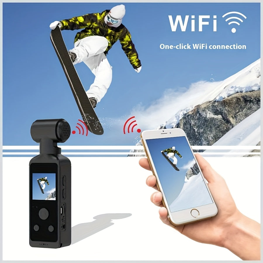 MUOXUEQN Body Camera 5K High Definition With 128GB Card