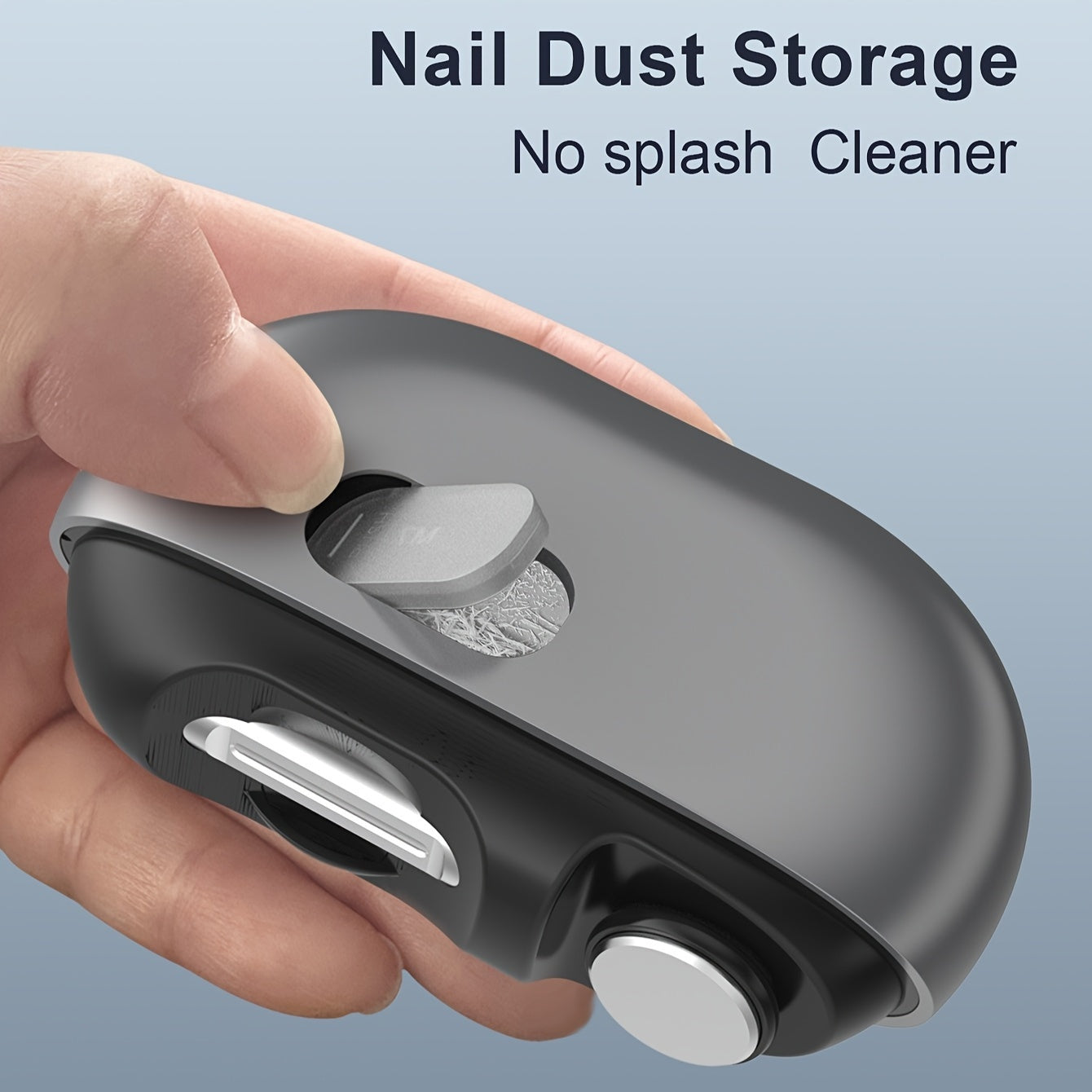 Nail Clipper Smart Electric Built-In Light USB Rechargeable