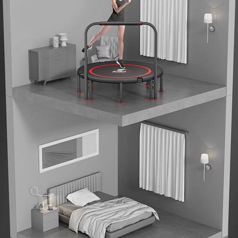 Trampoline For Home Use Indoor Fitness Round Iron Frame