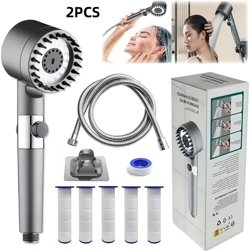 NUAN Shower System Plastic High Pressure Handheld For Home Use