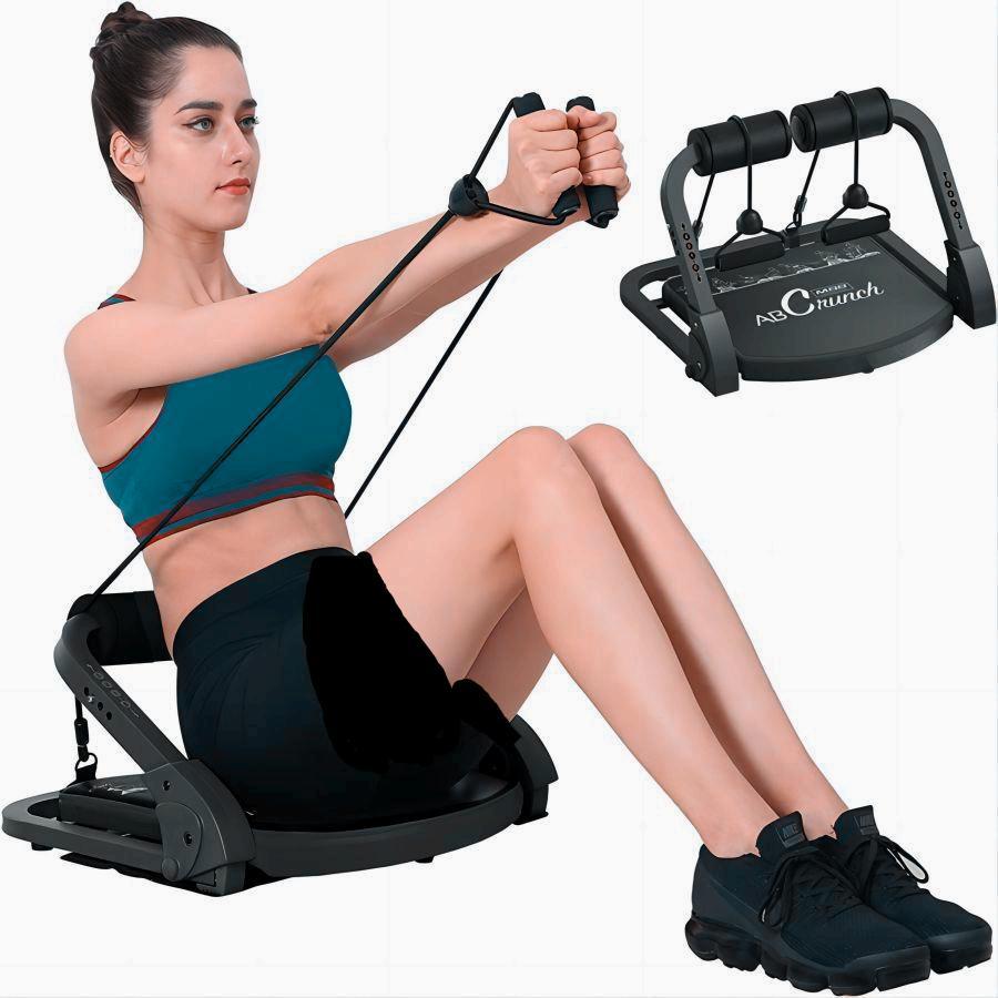 AB CRUNCH MBB Ab Crunch Machine With Resistance Bands
