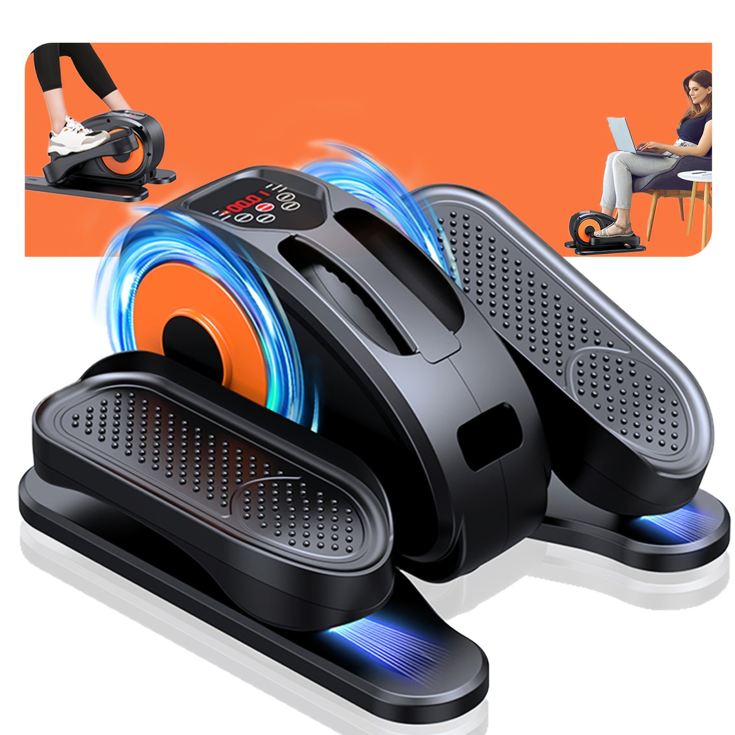 Elliptica Under Desk Elliptical, Quiet Seated Pedal Exerciser