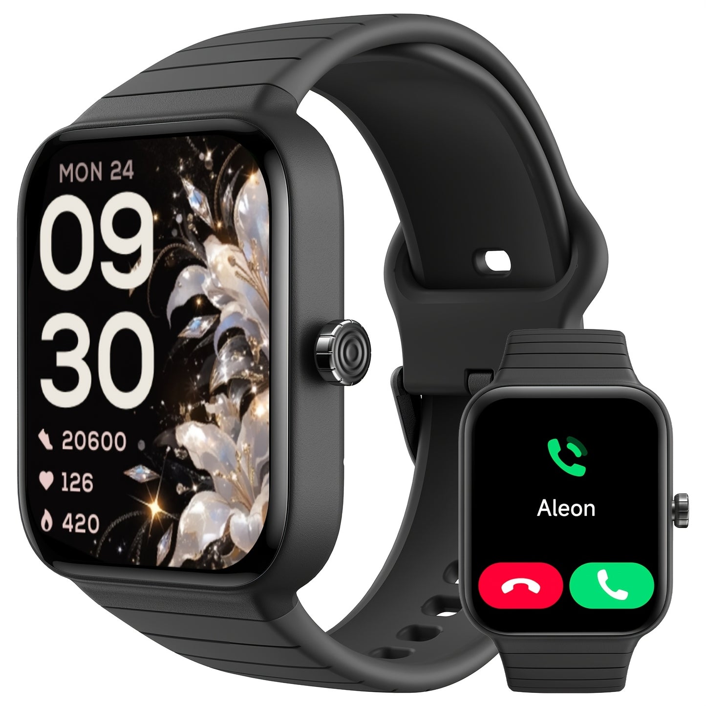 RJHGP Smart Watch Alexa Built-in Calls, Fitness Tracker, Sleep Monitor