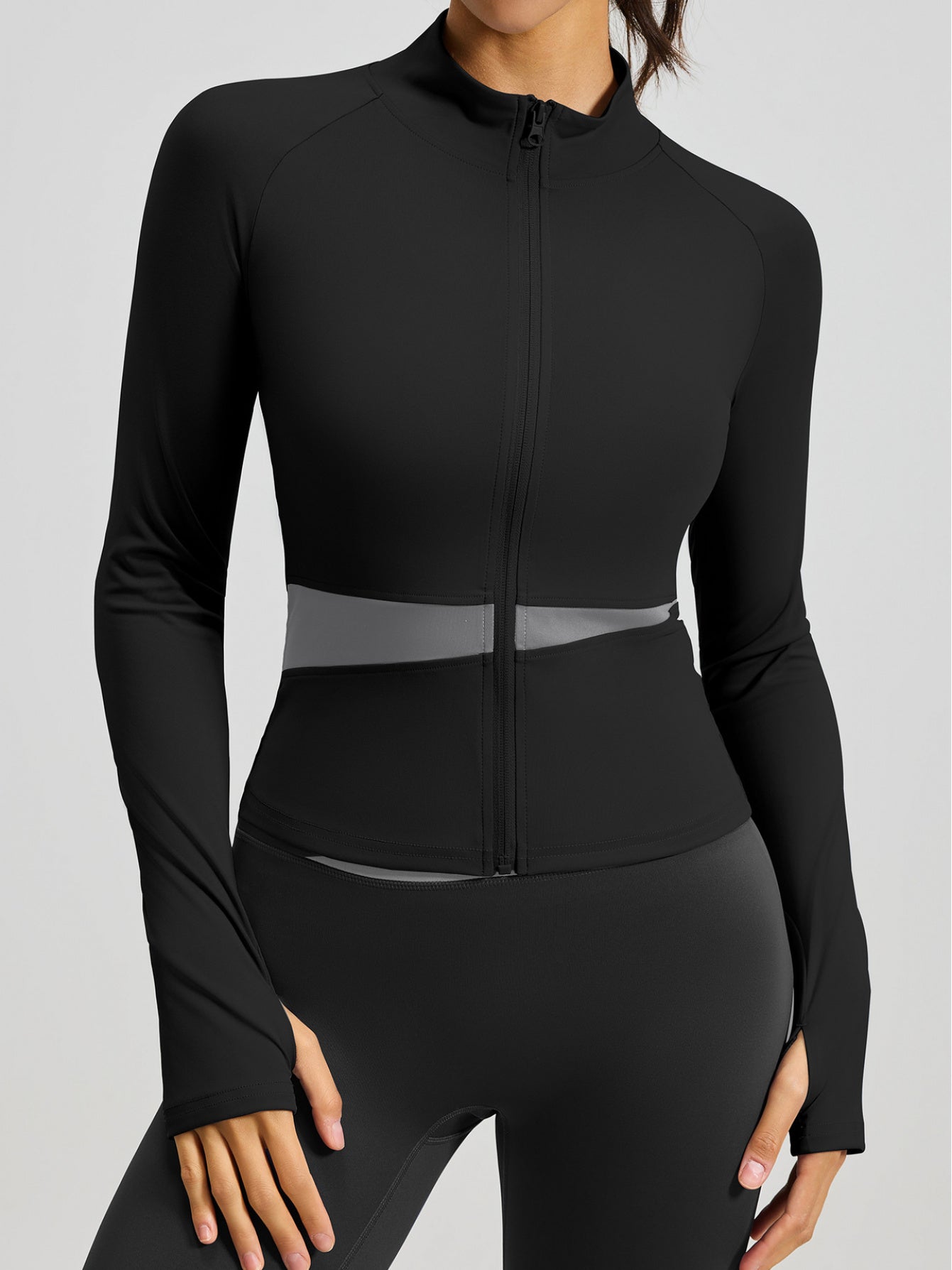 2pcs Color-Blocked Yoga Ensemble | Barely-There High-Stretch Exercise Attire | Women'S Body-Shaping Wear