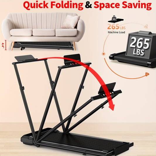 Walking Pad 4-In-1 Under Desk Treadmill With LED Display