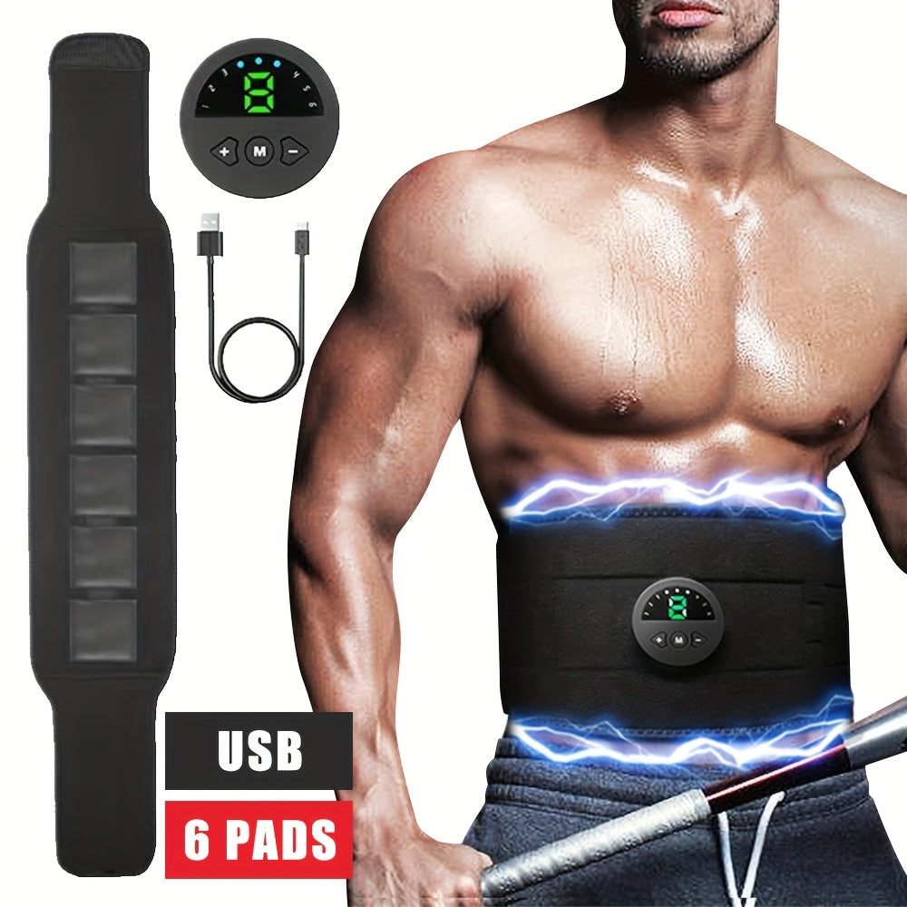 KTSEffect Abdominal Muscle Stimulator EMS Belly Trainer With LCD