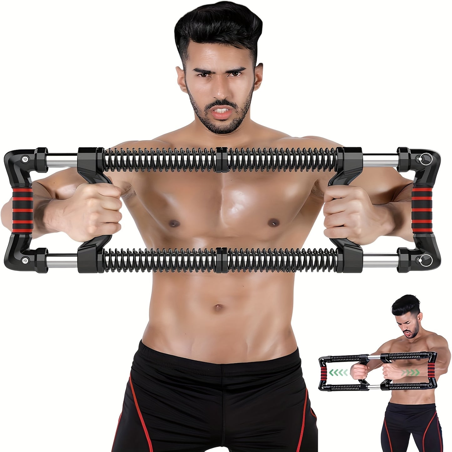 Arm Trainer Twist, 8-Spring Resistance, Stainless Steel