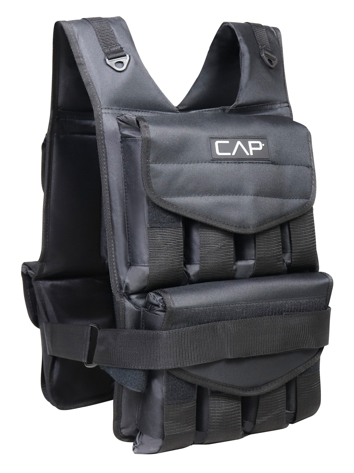 CAPHAUS Adjustable Weighted Vest With 70LB Capacity For Training
