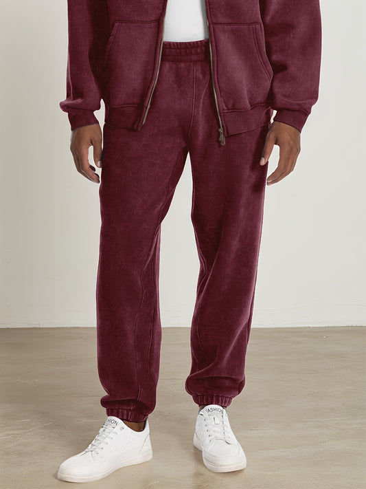 FAIABLE Sweatpants With Pockets, Cotton Blend Regular Fit
