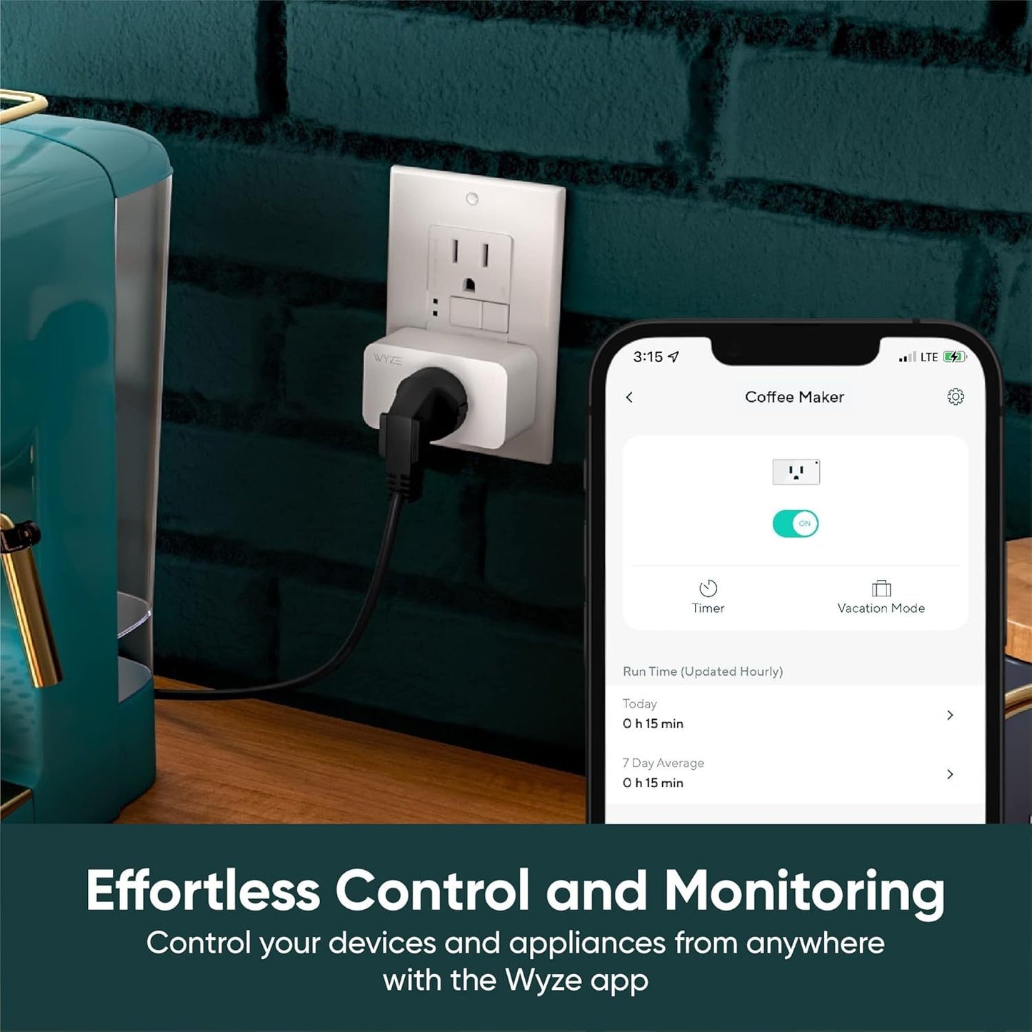 Wyze Plug 2-Pack WiFi Smart Plugs Works With Alexa
