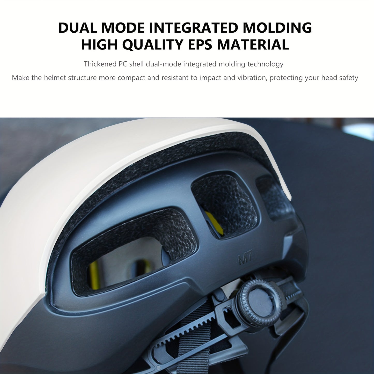 Bike Helmet Men Ultralight Ventilate Adjustable PC Material Fits Head Bicycle Helmet Circumference 22.83-24.02inch Road Cycling Helmet