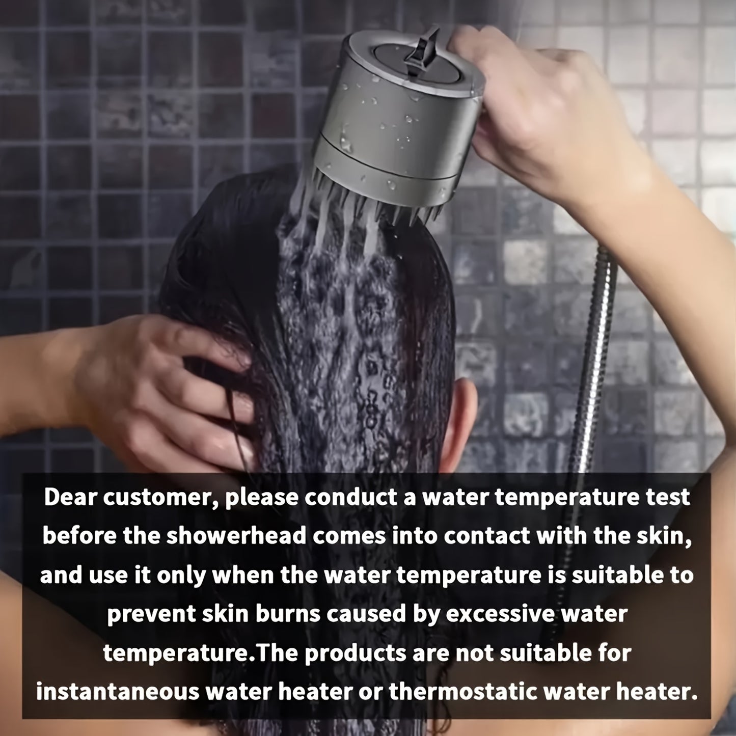 NUAN Shower Head Set With Five Filters Vortex Enhanced Flow