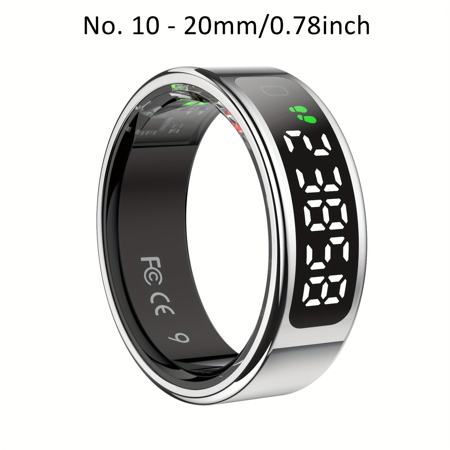Smart Ring Water-Resistant Fitness Tracker With Sleep Analysis