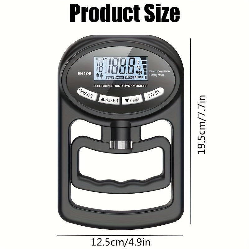 DRASPOTEE Electronic Hand Grip Strength Trainer For Exercise And Training