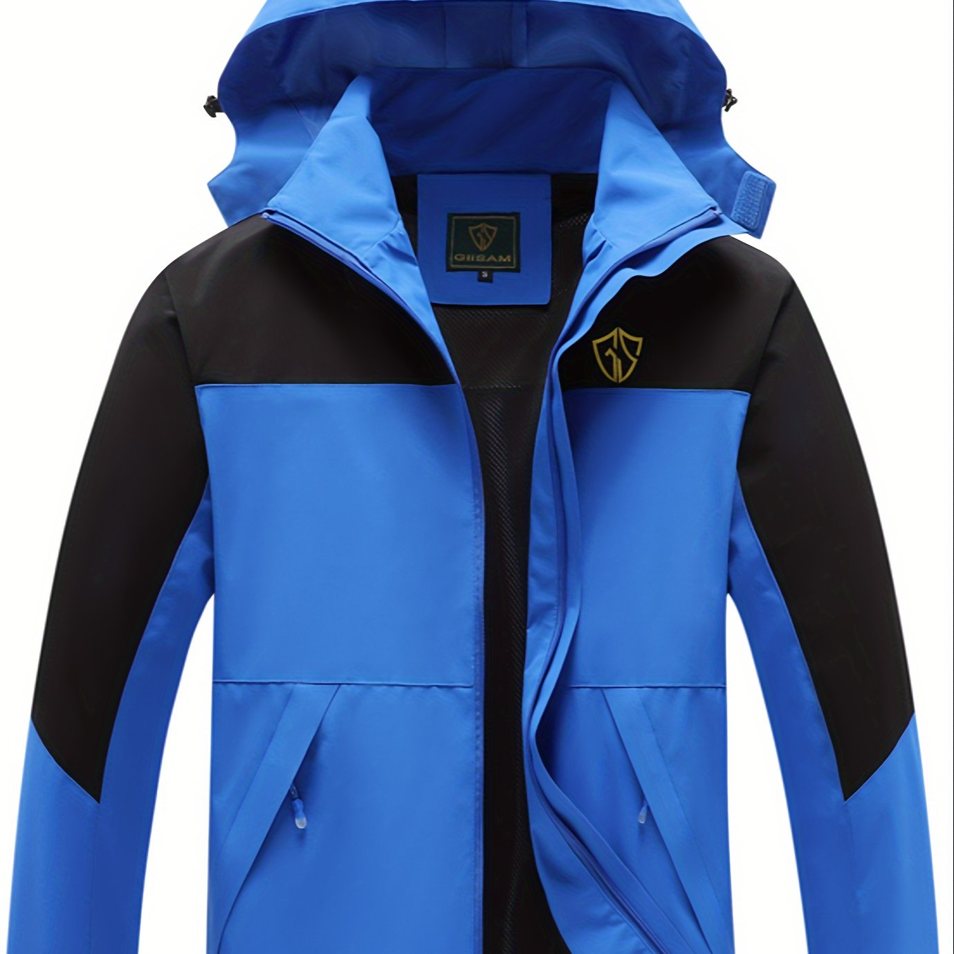Raincoat Men's Polyester Jacket for Outdoor Adventures