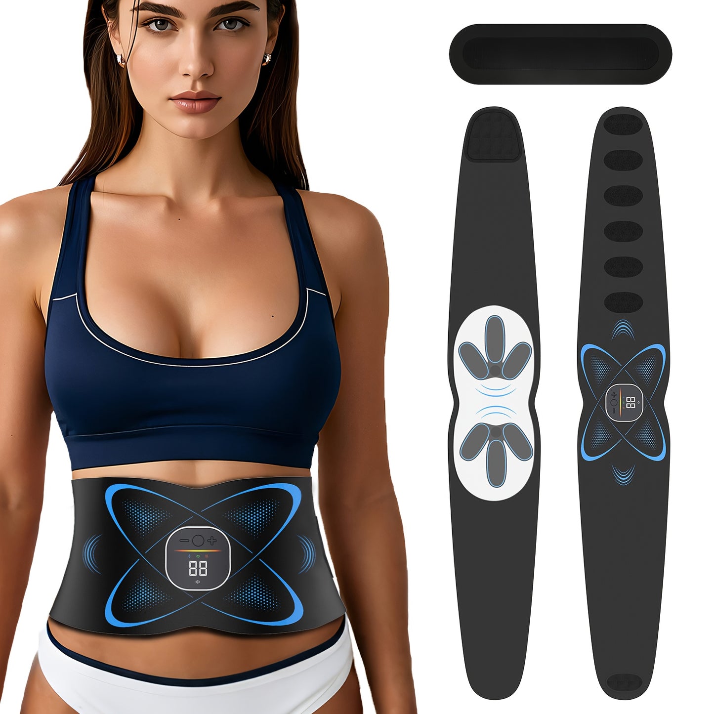 NENRENTE Abs Stimulator Muscle Toner With Heat Massager