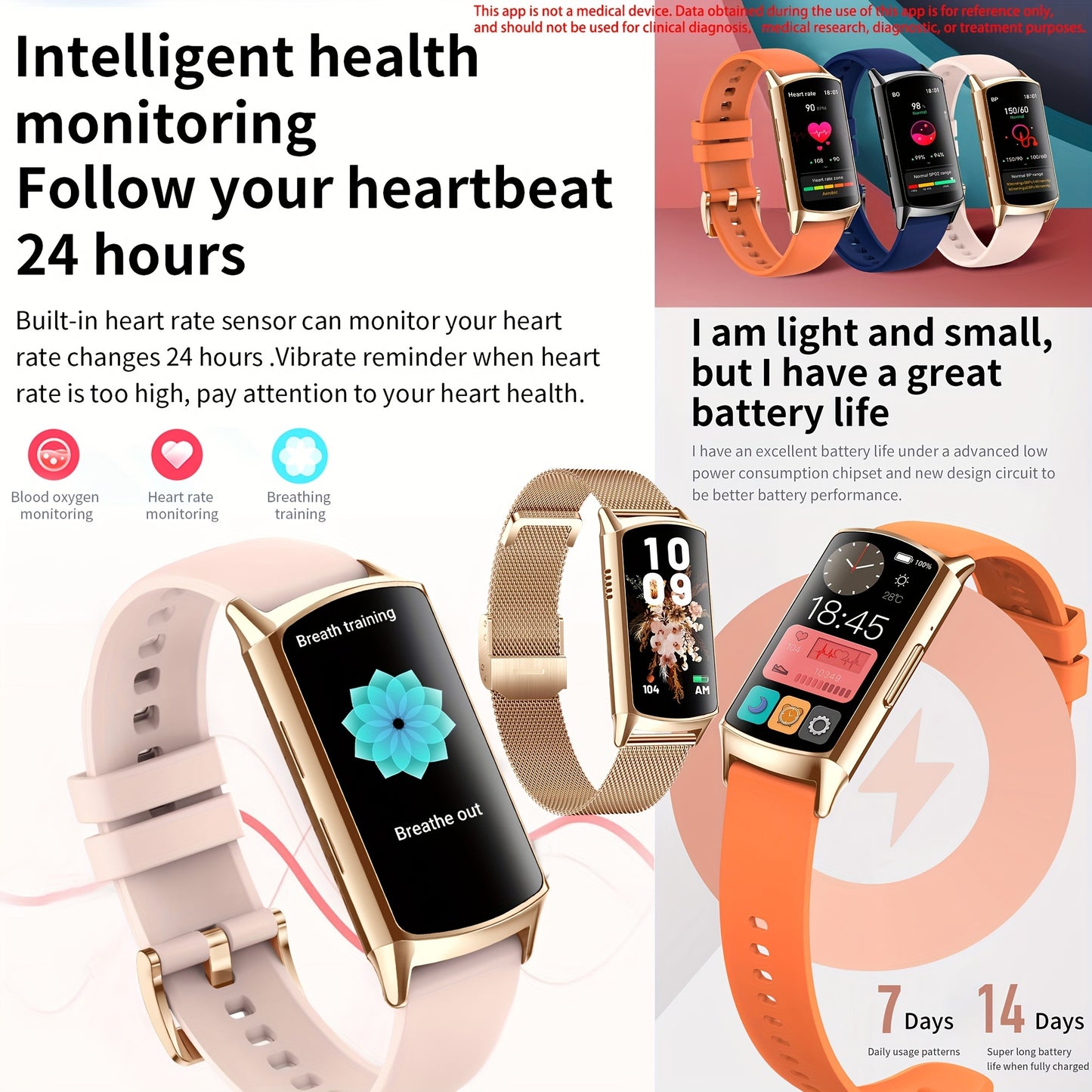 SGDDFIT 1.58inch AMOLED Smart Watch For Women & Men - Wireless Fitness Tracker With Call Integration, Sleep Monitor, Activity Tracker, Calorie Counter, 240mAh Battery