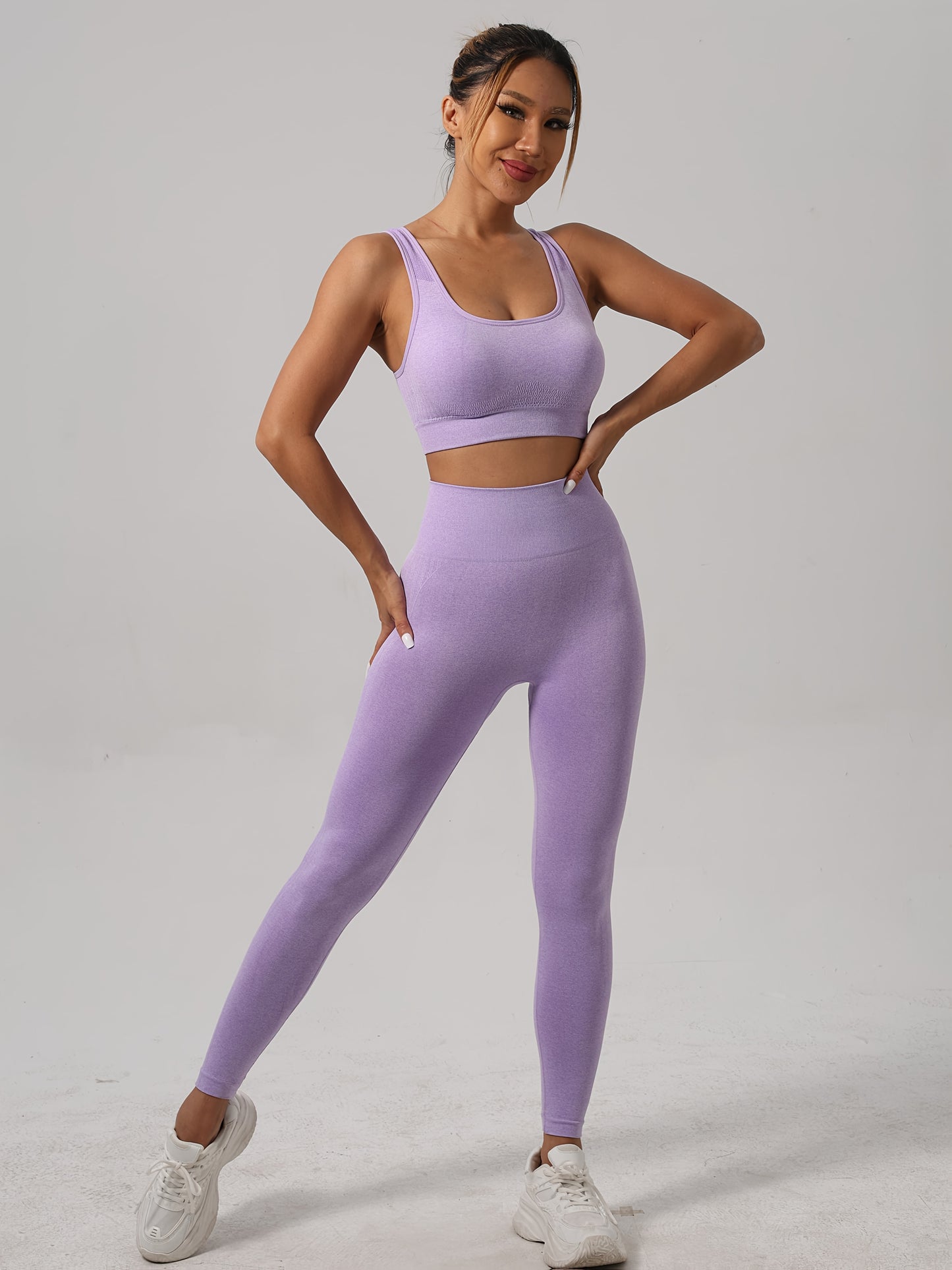 Yoga Sport Leggings Vest Set