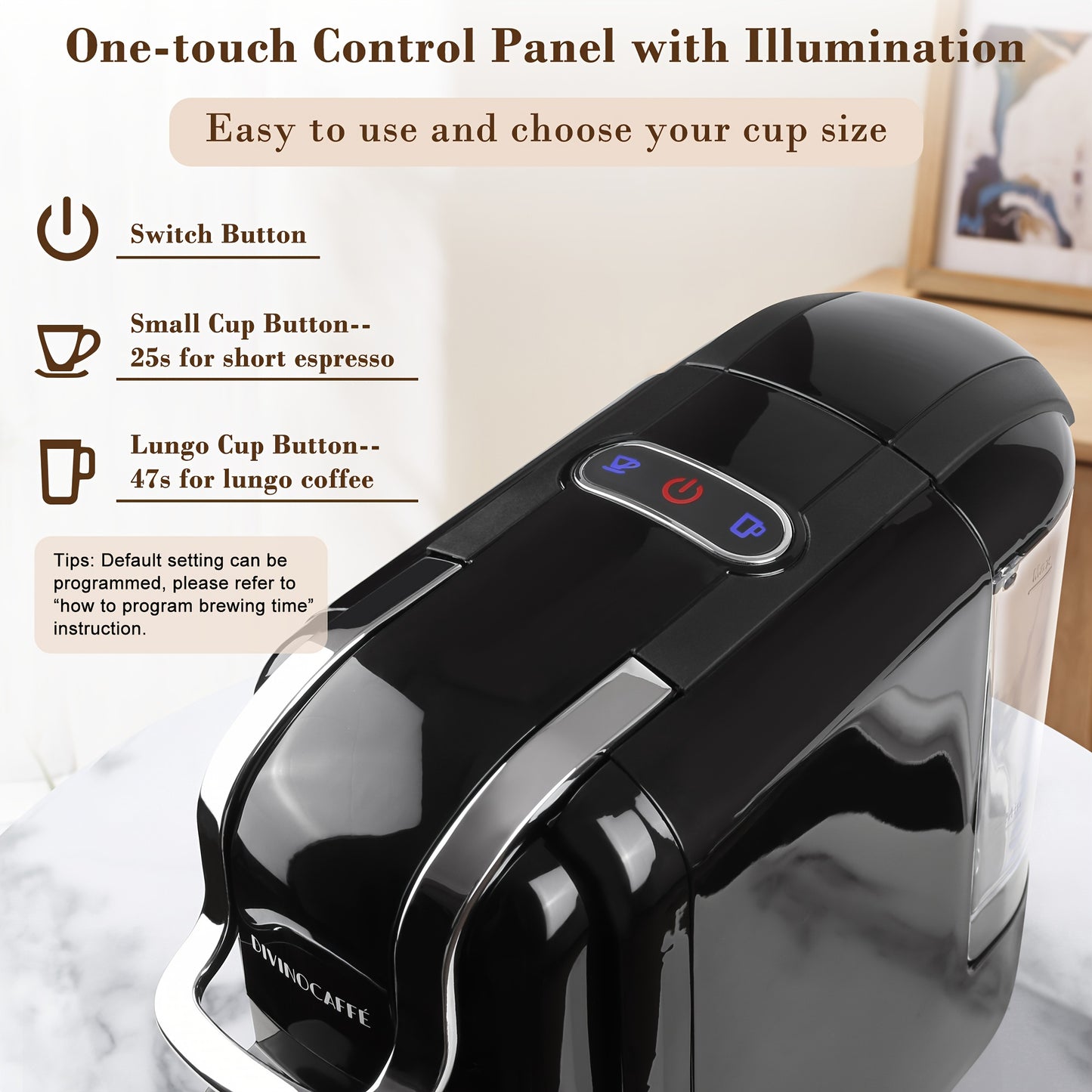 Espresso Machine 3-In-1 Capsule And Ground Coffee Compatible