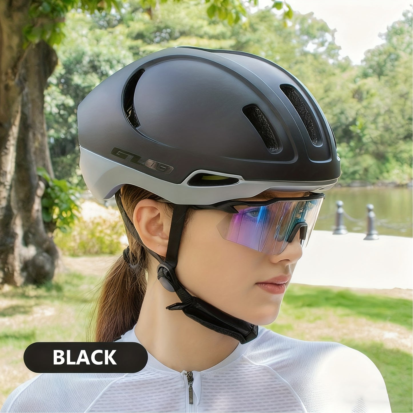 Bike Helmet Men Ultralight Ventilate Adjustable PC Material Fits Head Bicycle Helmet Circumference 22.83-24.02inch Road Cycling Helmet